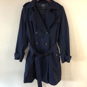 Gap Navy Trench Coat, M